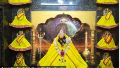 मकर संक्रांति पर शनि देव मंदिर में सूर्य–शनि का महा अभिषेक, विशेष आरती का आयोजन