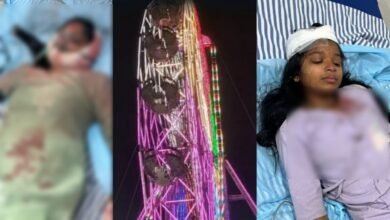 मेले में बड़ा हादसा, आकाश झूले से गिरीं दो युवतियां | देखिए पूरा वीडियो