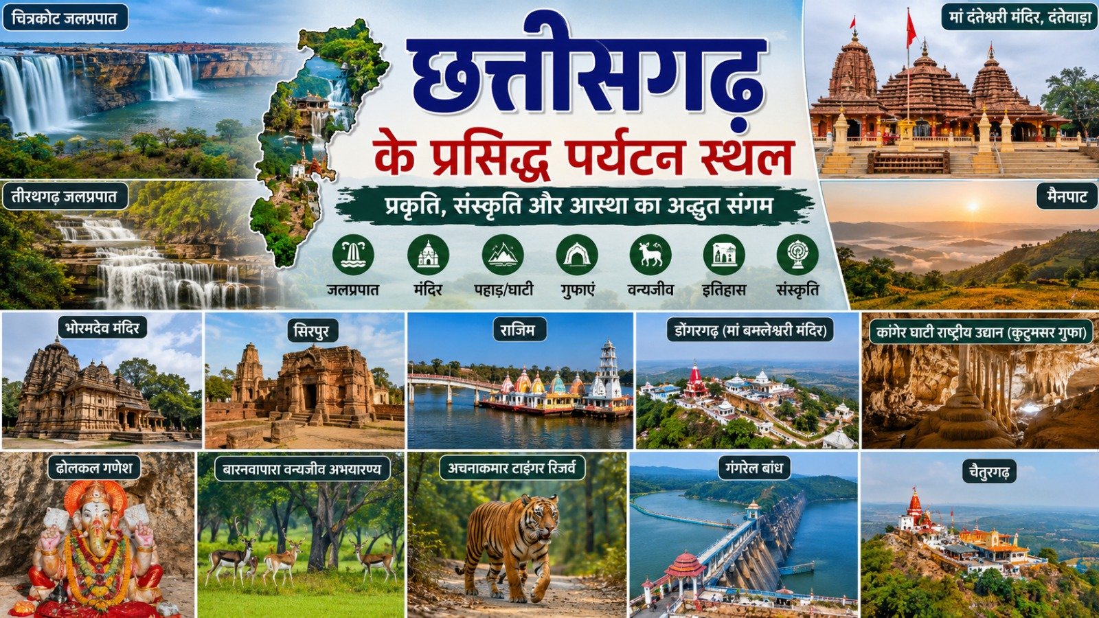 छत्तीसगढ़ में घूमने की बेस्ट जगहें