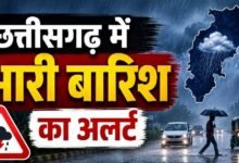 रायपुर में सुबह से झमाझम बारिश, कई जिलों में भारी वर्षा का अलर्ट; अगले 3 दिन ऐसा रहेगा मौसम