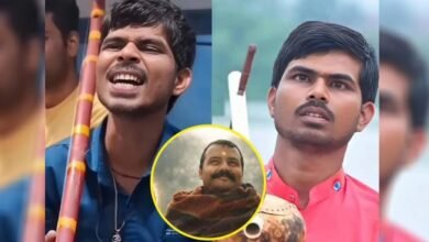 Blind singer Sunil Lodhi from Sagar singing Hanuman Ansh bhajan